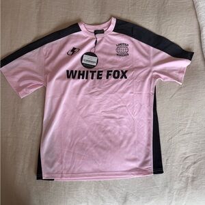 White Fox Pink and Black T-Shirt
